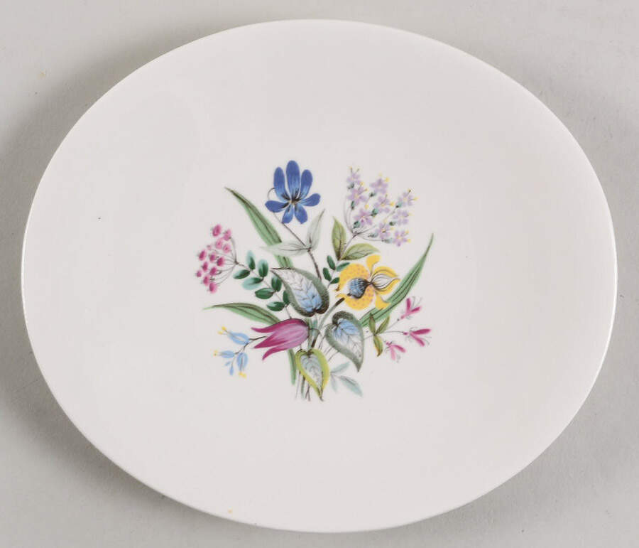 Bouquet Bread & Butter Plate by Hall-1