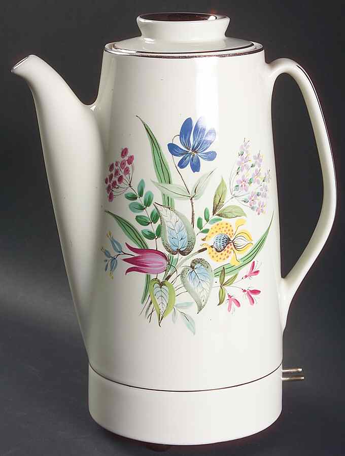 Bouquet Electric Percolator No Cord by Hall-1