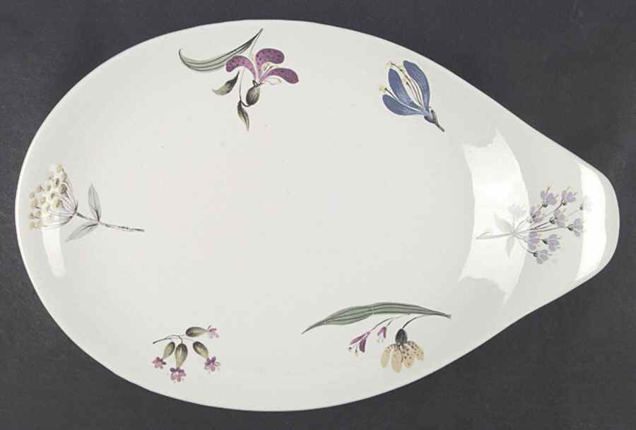Bouquet 17" Oval Serving Platter by Hall-1