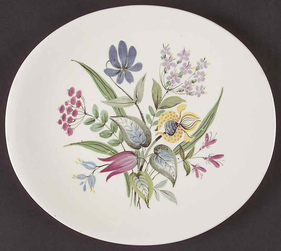 Bouquet Salad Plate by Hall-1