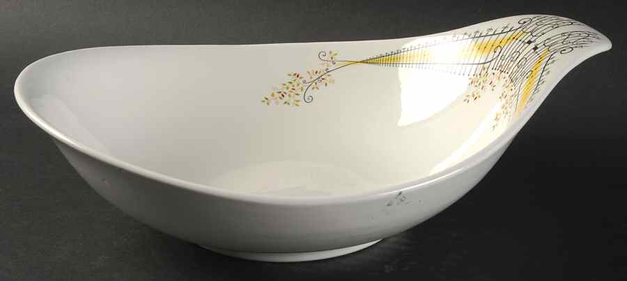 Buckingham 11" Lugged Oval Baker/Vegetable Bowl by Hall-1