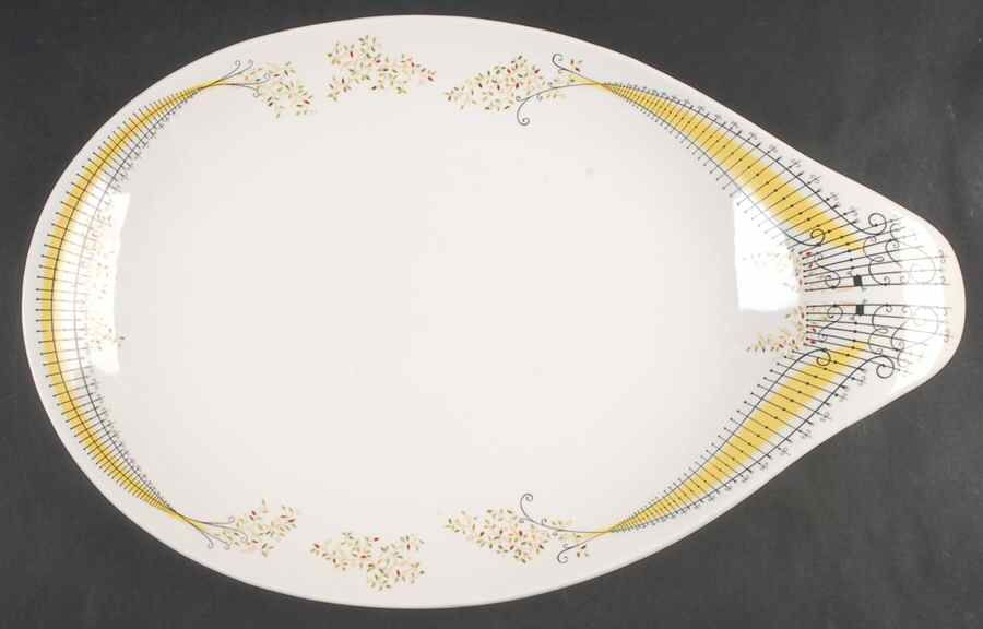 Buckingham 17" Oval Serving Platter by Hall-1