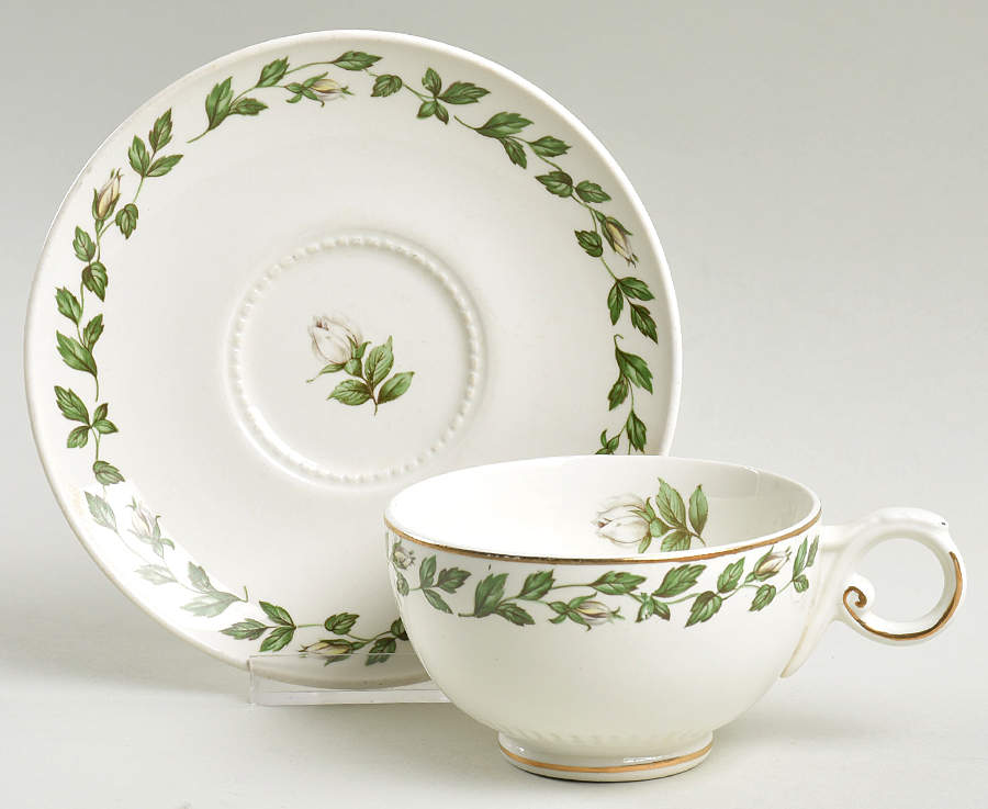 Cameo Rose Footed Cup by Hall-1