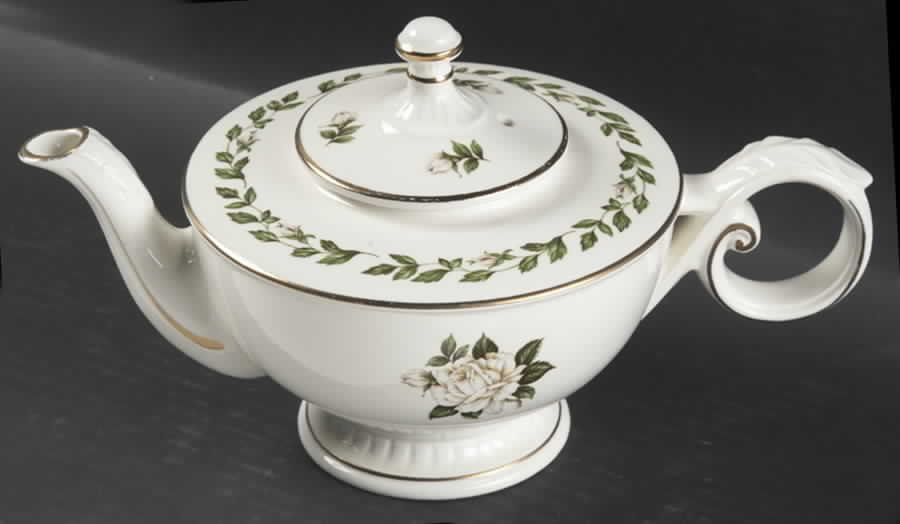 Cameo Rose Teapot & Lid by Hall-1