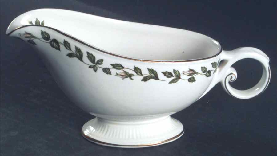 Cameo Rose Gravy Boat by Hall-1