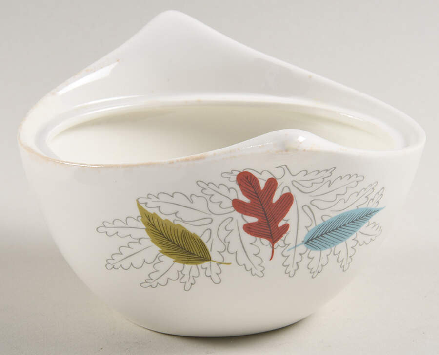 Century Fern Sugar Bowl No Lid by Hall-1