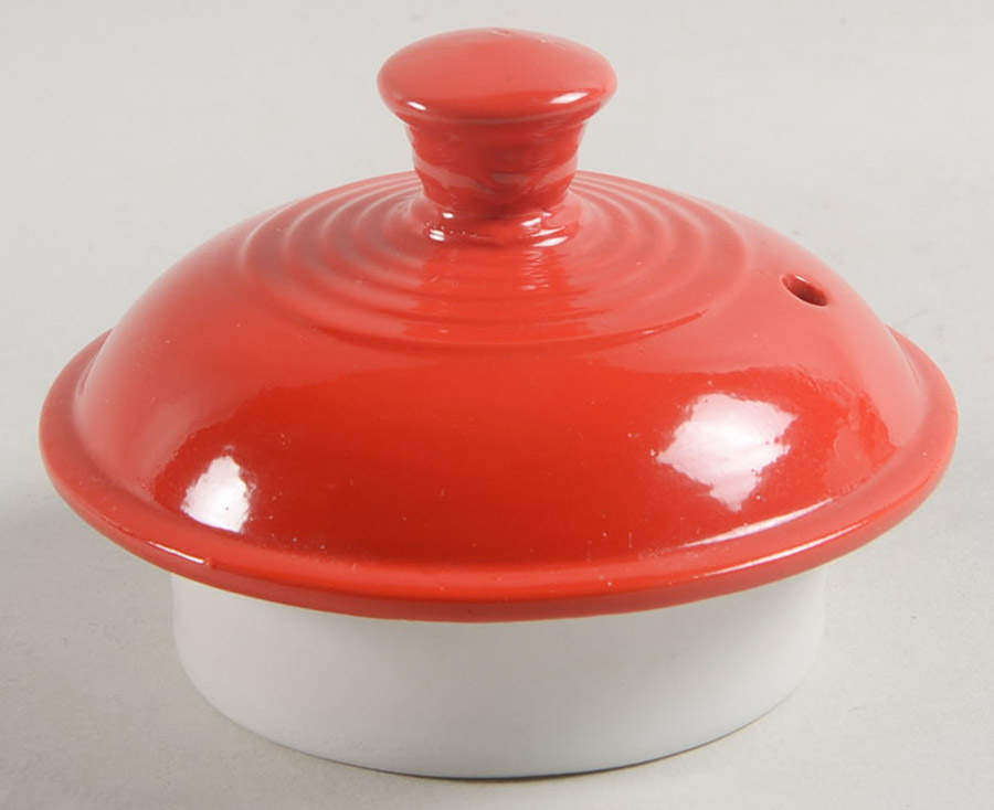 Chinese Red Melody Tea Pot No Lid by Hall-1