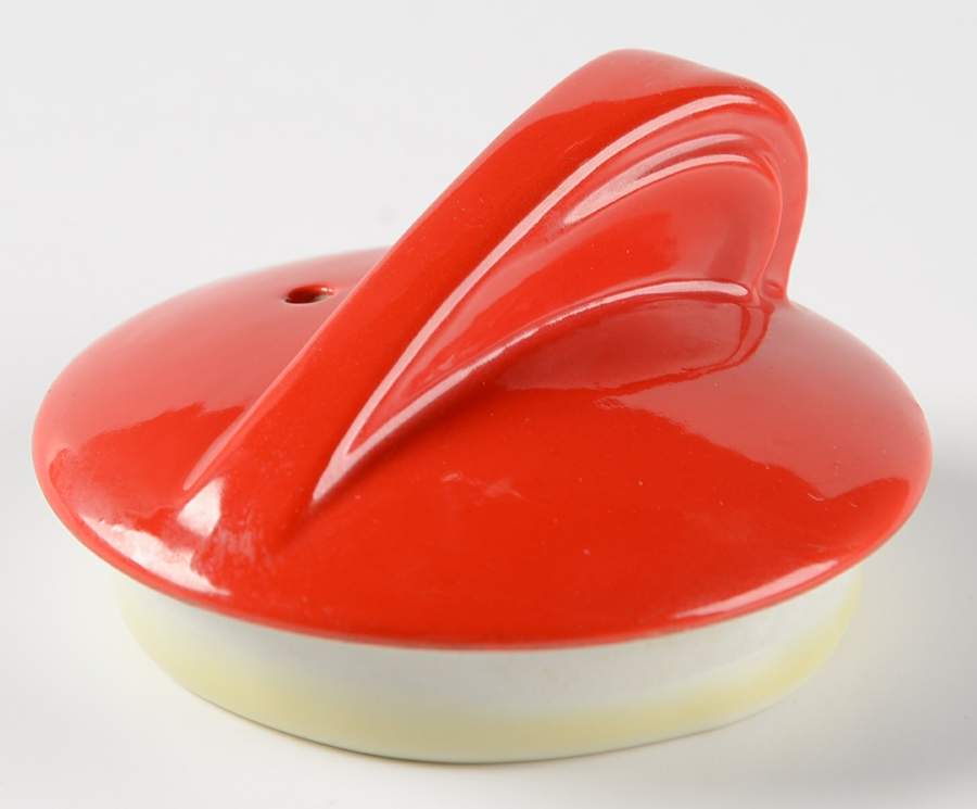 Chinese Red Lid for Airflow Teapot by Hall-1