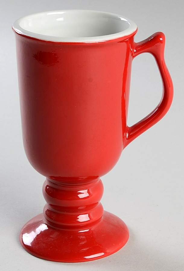 Chinese Red Irish Coffee Mug by Hall-1