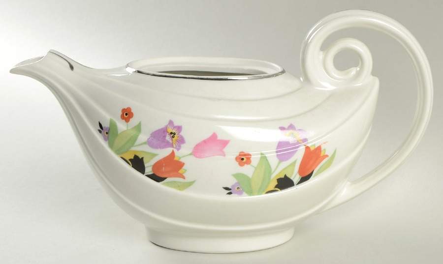 Crocus Aladdin Teapot No Lid by Hall-1