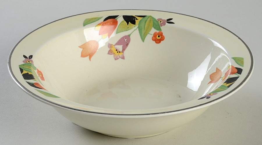 Crocus Rim Cereal Bowl by Hall-1