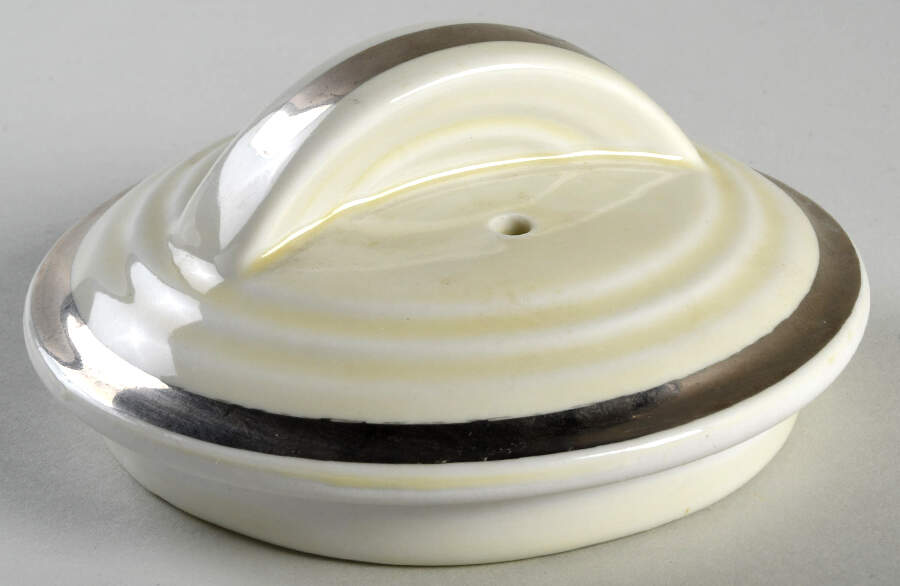 Crocus Lid for Five Band Coffee Pot by Hall-1
