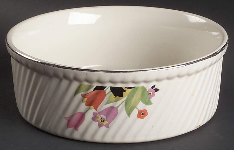 Crocus French Fluted Baker by Hall-1