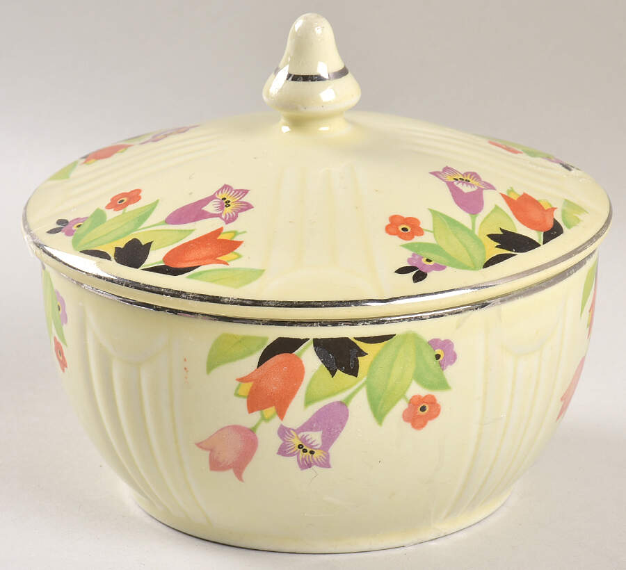 Crocus Radiance Drip Jar & Lid by Hall-1