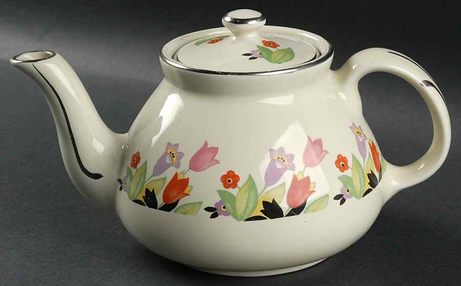 Crocus 1-4 Cup Mini New York Teapot & Lid by Hall-1