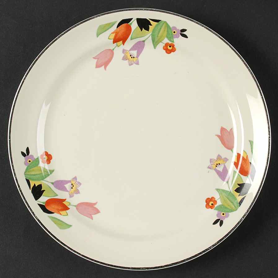 Crocus Dessert/Pie Plate by Hall-1