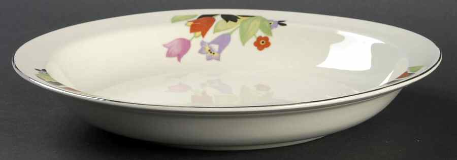 Crocus Rim Soup Bowl by Hall-1