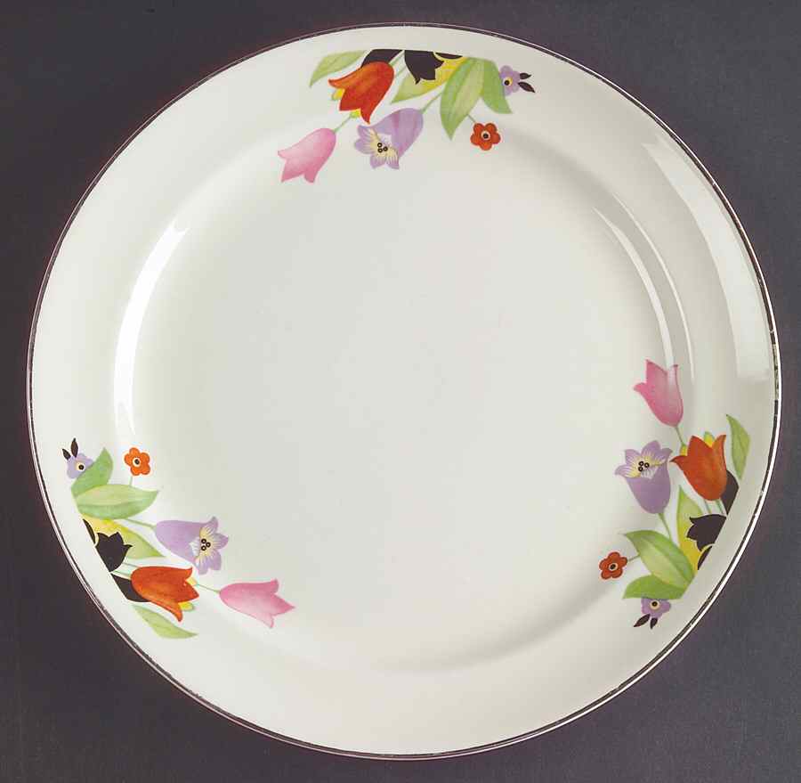 Crocus Breakfast Plate by Hall-1