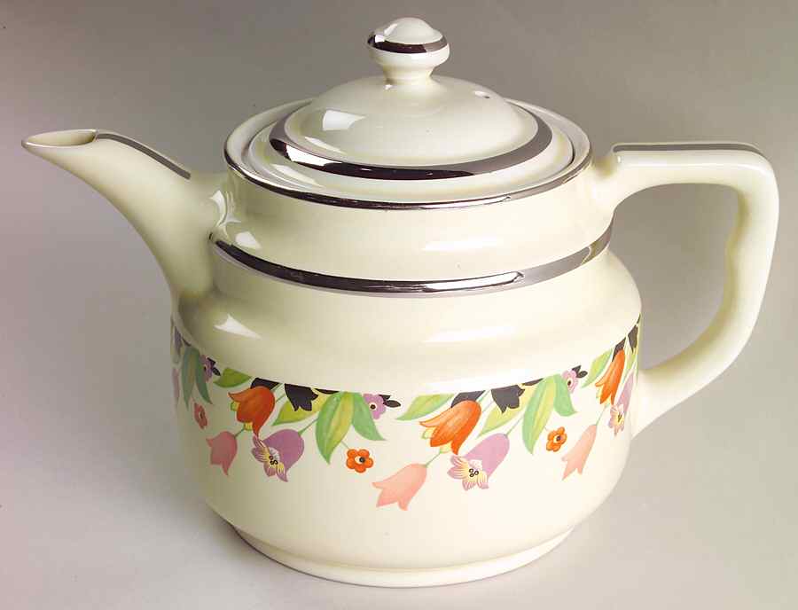 Crocus Meltdown Coffee Pot & Lid by Hall-1