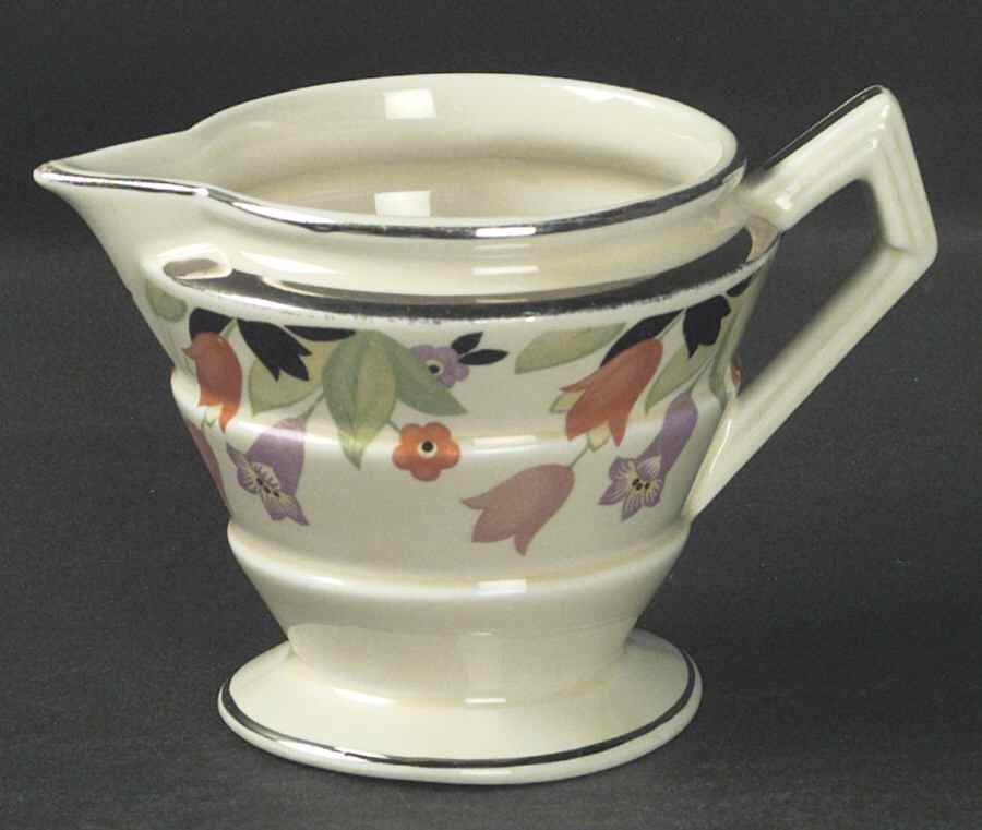 Crocus Art Deco Creamer by Hall-1
