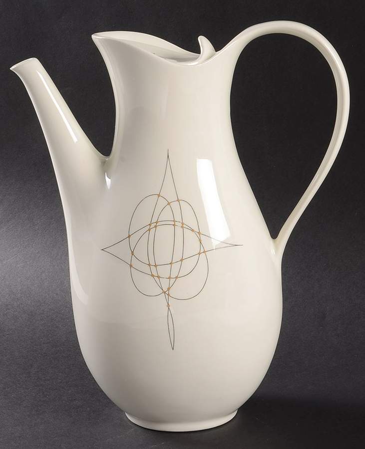 Fantasy (Eva Zeisel) Coffee Pot & Lid by Hall-1