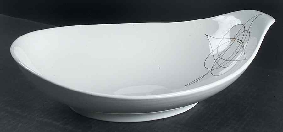 Fantasy (Eva Zeisel) 14" Large Salad Serving Bowl by Hall-1