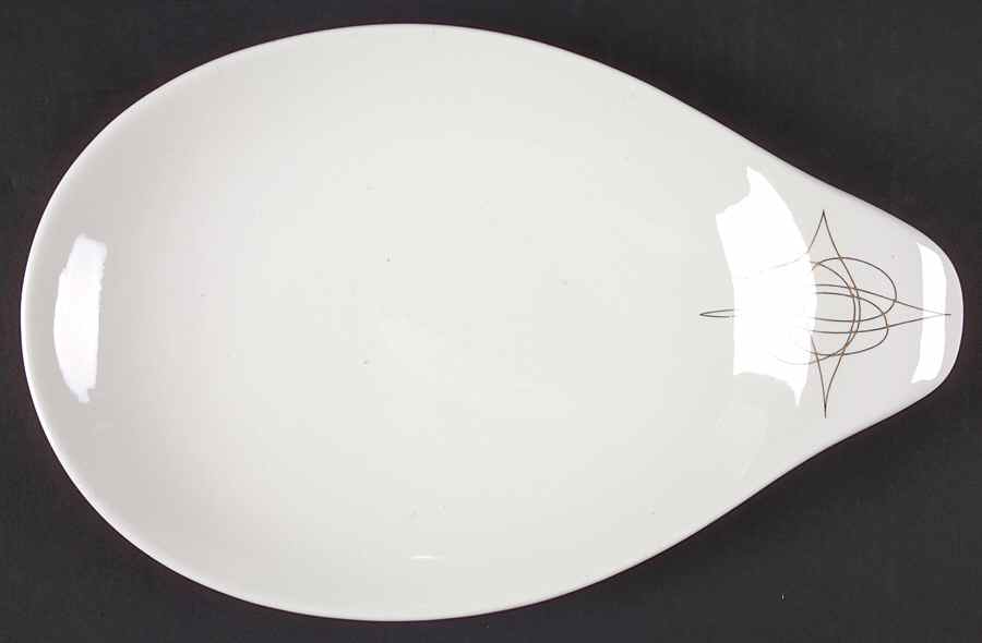 Fantasy (Eva Zeisel) 12" Oval Serving Platter by Hall-1