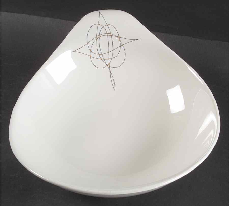 Fantasy (Eva Zeisel) 11" Lugged Oval Baker/Vegetable Bowl by Hall-1