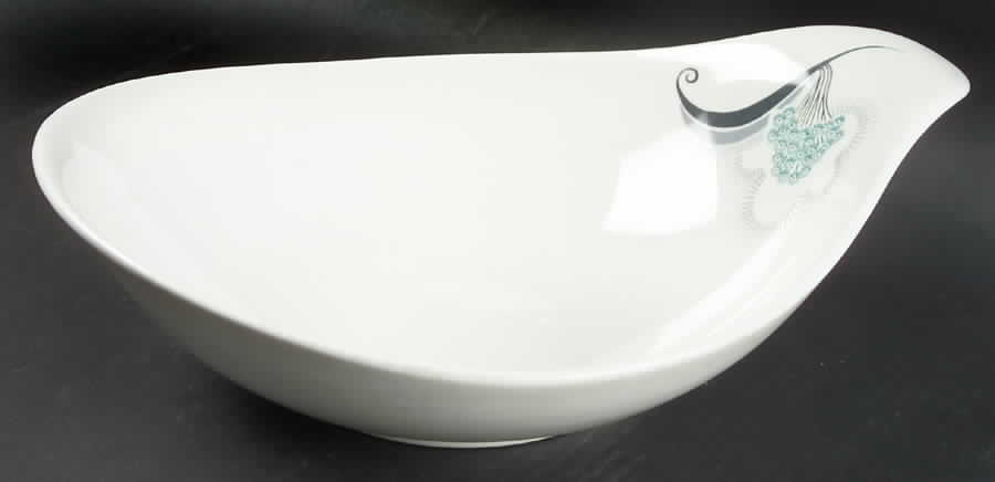 Flair 11" Lugged Oval Baker/Vegetable Bowl by Hall-1