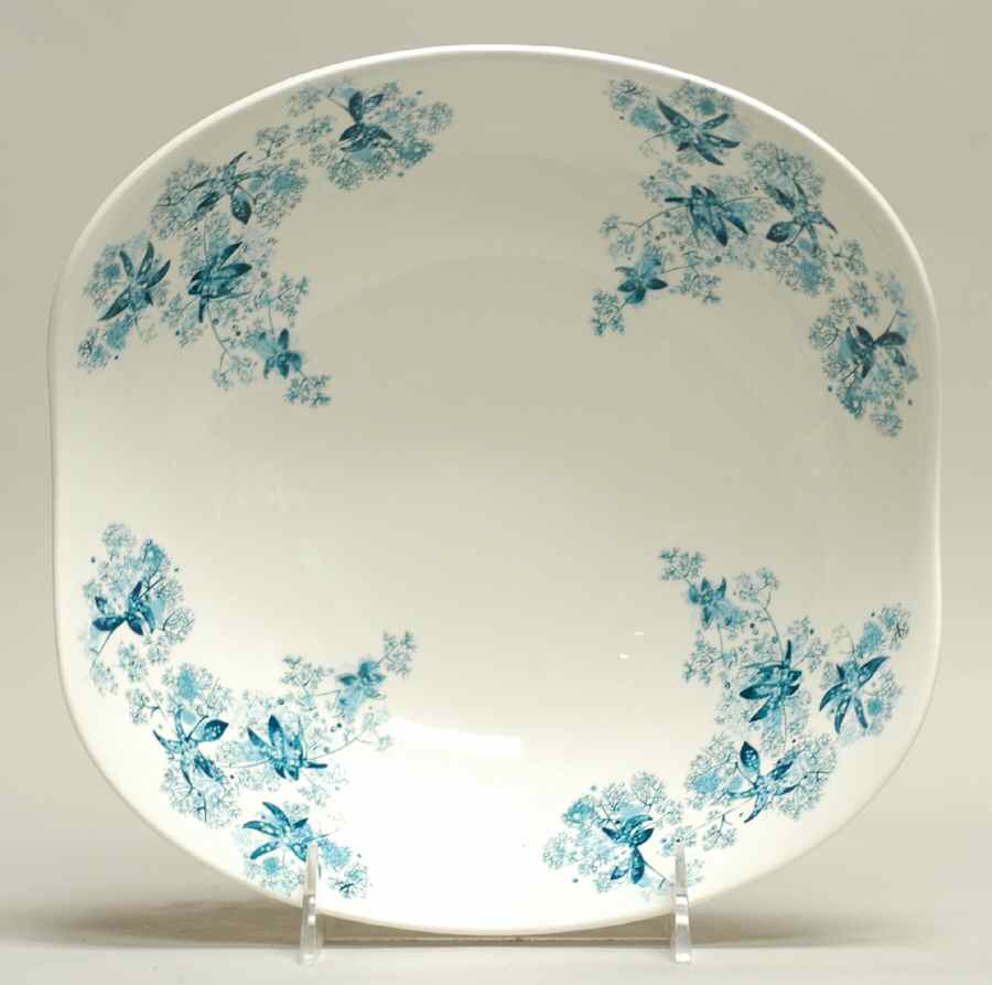 Frost Flowers 8" Square Vegetable Bowl by Hall-1