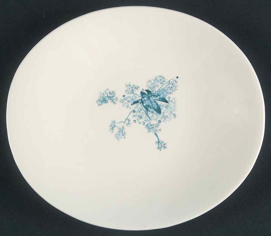 Frost Flowers Bread & Butter Plate by Hall-1