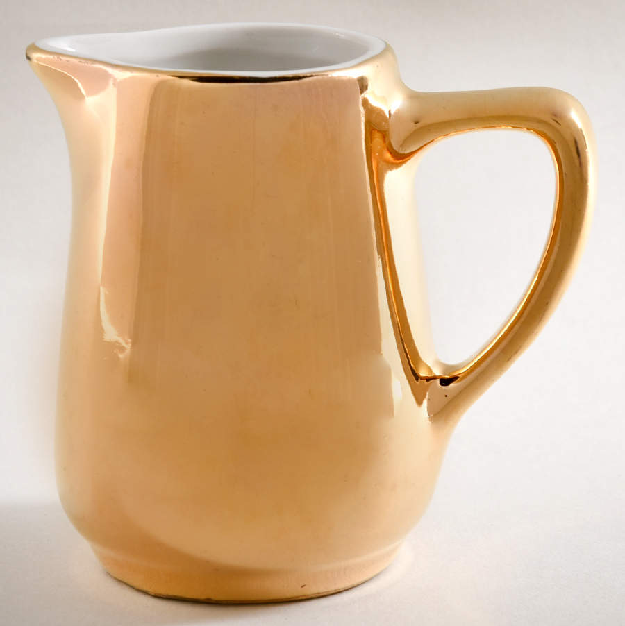 Golden Glo Creamer by Hall-1