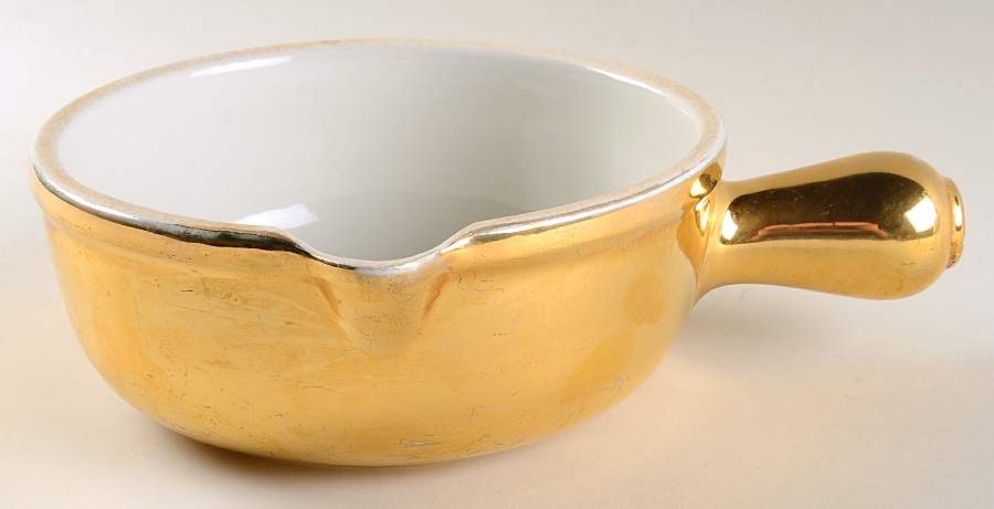 Golden Glo 2 Qt French Casserole No Lid by Hall-1