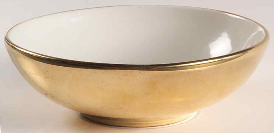 Golden Glo 7" Salad Serving Bowl by Hall-1