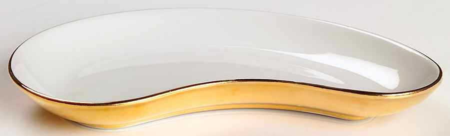 Golden Glo Crescent Salad Plate by Hall-1
