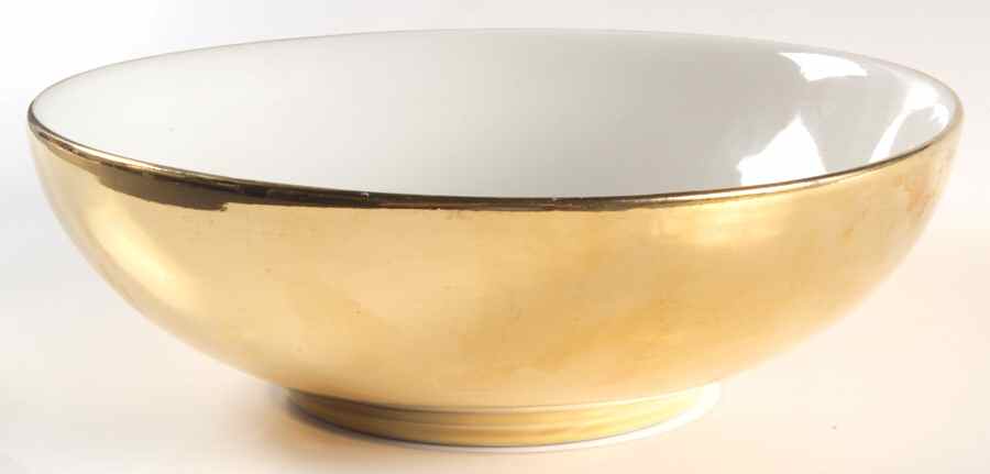 Golden Glo 9" Salad Serving Bowl by Hall-1