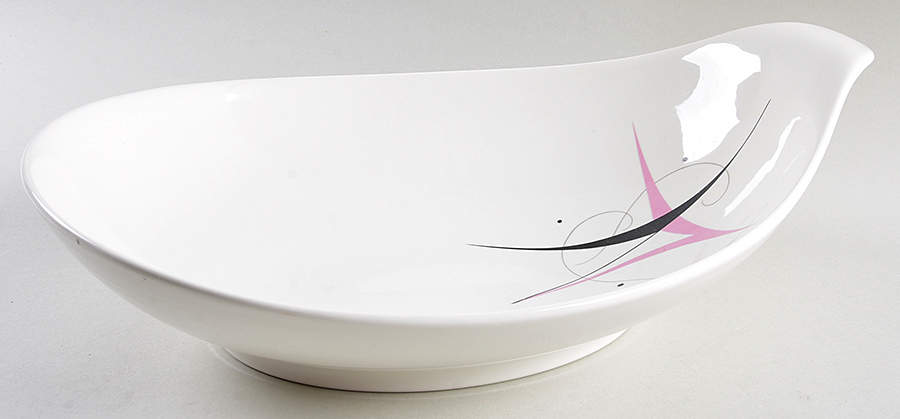 Harlequin 14" Large Salad Serving Bowl by Hall-1