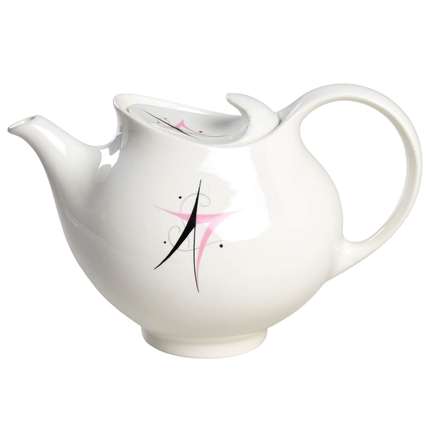 Harlequin Teapot & Lid by Hall-1