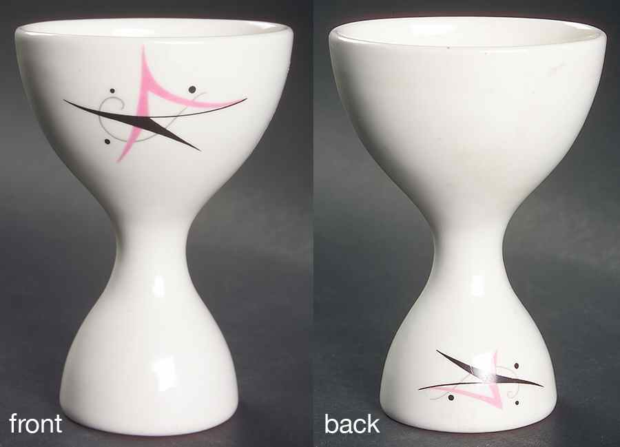 Harlequin Double Egg Cup by Hall-1