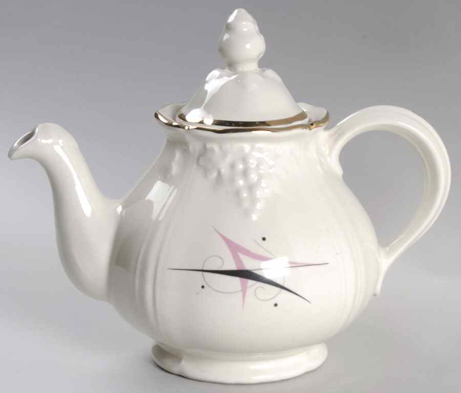 Harlequin 5 Cup Thorley Grape Teapot & Lid by Hall-1