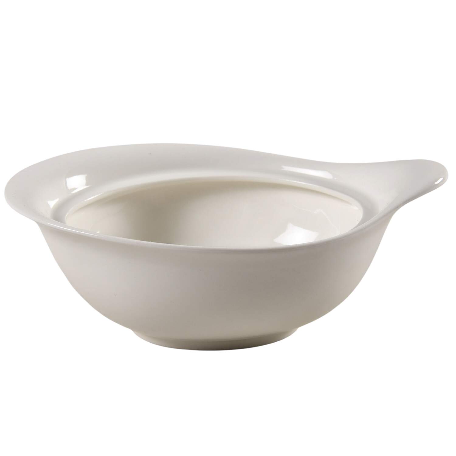 Hallcraft White Handled Marmite No Lid by Hall-1