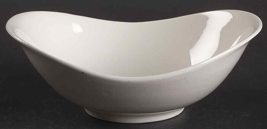 Hallcraft White Fruit/Dessert (Sauce) Bowl by Hall-1