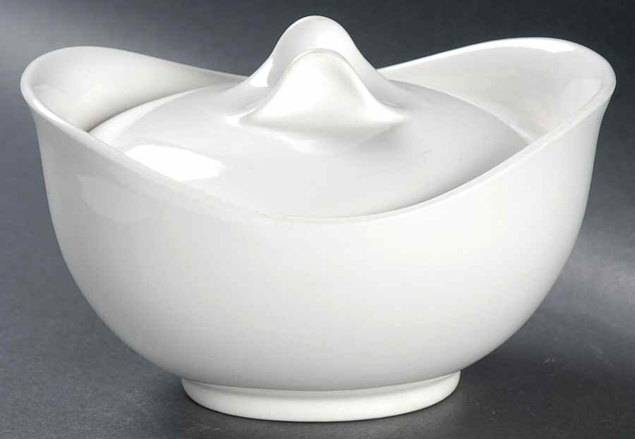 Hallcraft White Covered Onion Soup by Hall-1