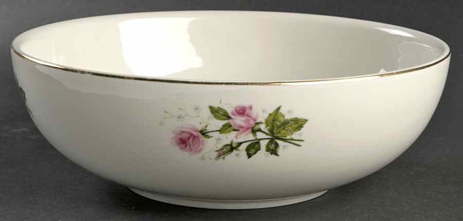 Heather Rose 9" Salad Serving Bowl by Hall-1