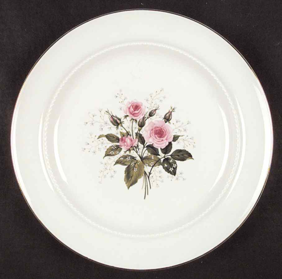 Heather Rose Dinner Plate by Hall-1