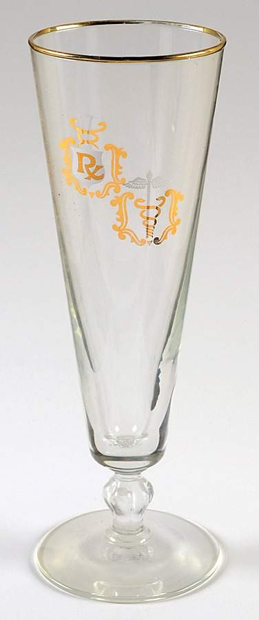 Rx Decoration Glassware Pilsner by Hall-1