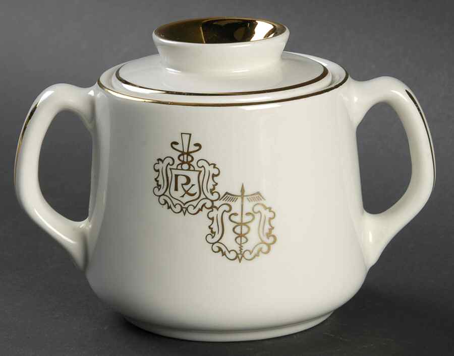 Rx Decoration Sugar Bowl & Lid by Hall-1