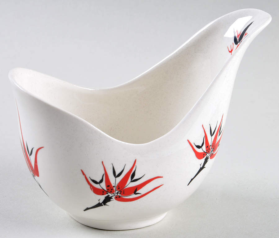 Holiday After Dinner Open Sugar Bowl by Hall-1