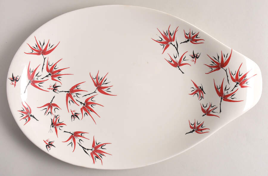 Holiday 17" Oval Serving Platter by Hall-1