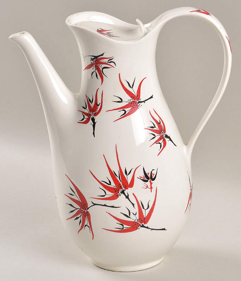 Holiday Coffee Pot & Lid by Hall-1